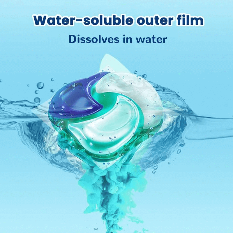 Premium Laundry Pods with Fragrance, Multi-Chamber, Eco Packaging