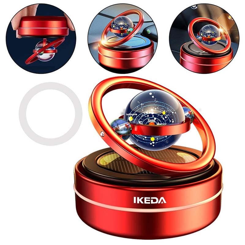 Premium Solar Car Diffuser (Sunflower Design) - Custom Logo for Corporate Gifts - Image 2