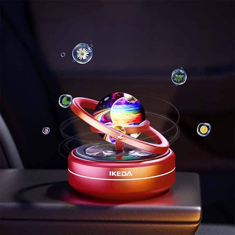 Custom Sunflower Car Air Freshener with Solar Rotation - Bulk Order for Brands